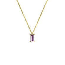 Load image into Gallery viewer, Purple Ina Gold Necklace
