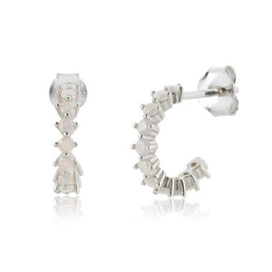 Mist Omi Platinum Earrings