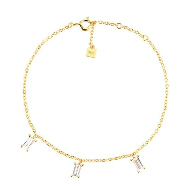 Crystal Ina Gold Bracelet