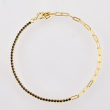 Load image into Gallery viewer, Black Sahara Gold Bracelet
