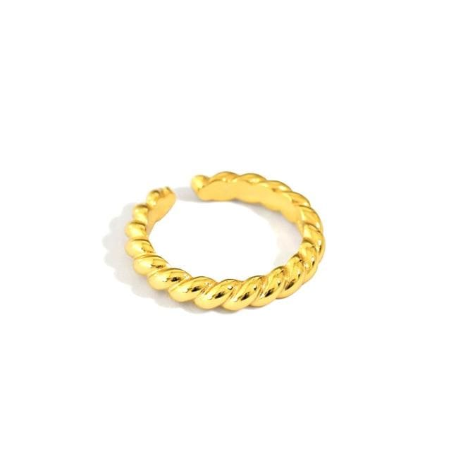 Jada Twist Gold Ring