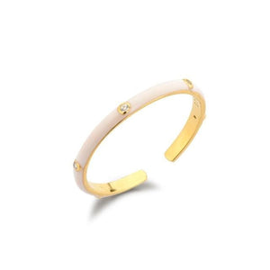 White Jada Fine Ring