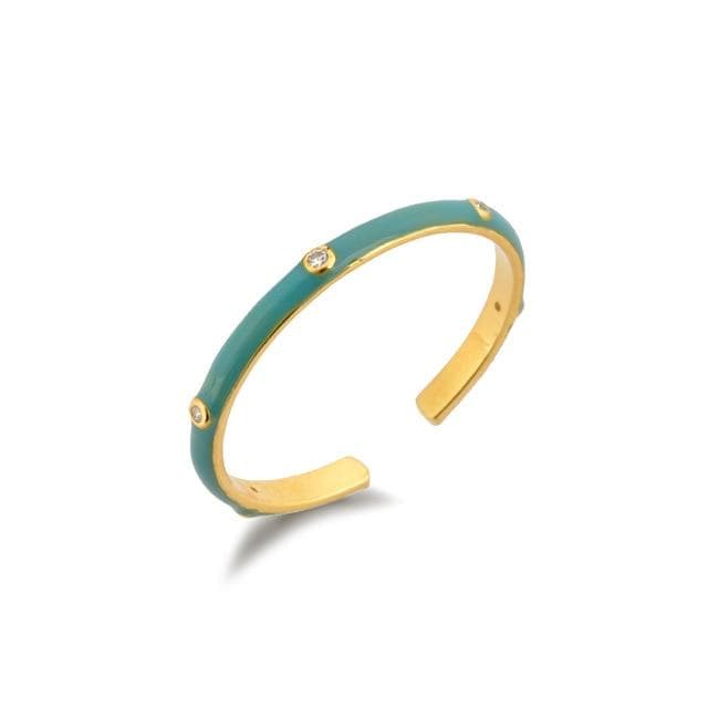 Teal Jada Fine Ring