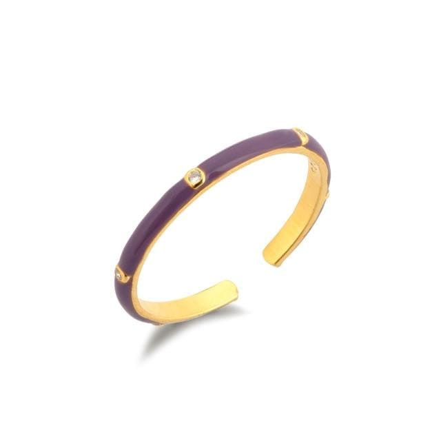 Aubergine Jada Fine Ring